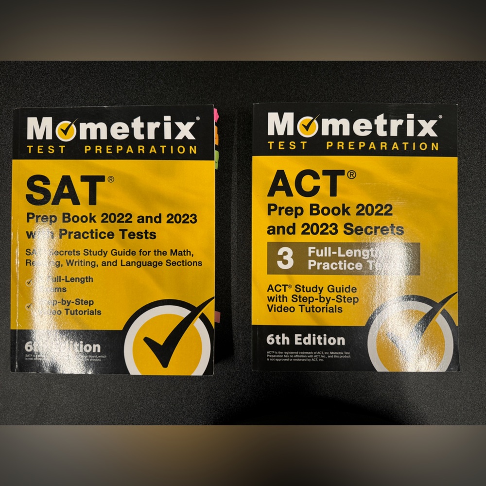 New SAT and ACT book
SAT book lightly used in math section
ACT book new